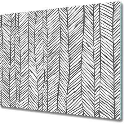 Coloray - PlancheGaz60x52Chevron - Glass Cutting Board Coloray - PlancheGaz60x52Chevron - Glass Cutting Board