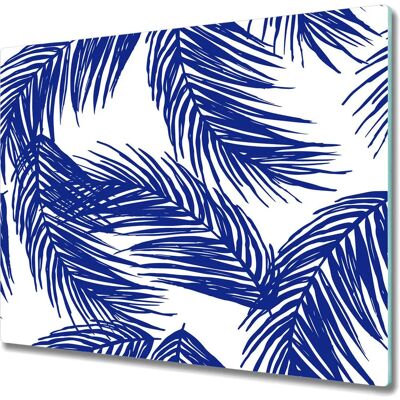 Coloray - Palm Blue - 60x52 - Szkło hartowane - Deska do krojenia Coloray - Palm Blue - 60x52 - Szkło hartowane - Deska do krojenia