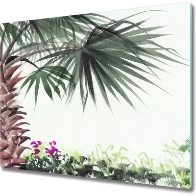 Coloray - Deska do krojenia ze szkła - Palm & Prairie - 60x52 cm Coloray - Deska do krojenia ze szkła - Palm & Prairie - 60x52 cm