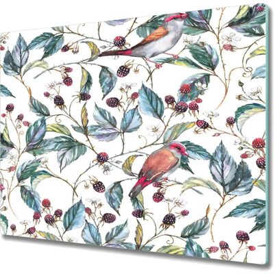 Coloray - PlancheÉleganteVerreOiseaux60x52 - 60x52cm - Deska do krojenia Coloray - PlancheÉleganteVerreOiseaux60x52 - 60x52cm - Deska do krojenia