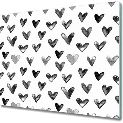 Coloray - PlancheVerre60x52CoeurGris - Deska do krojenia Coloray - PlancheVerre60x52CoeurGris - Deska do krojenia
