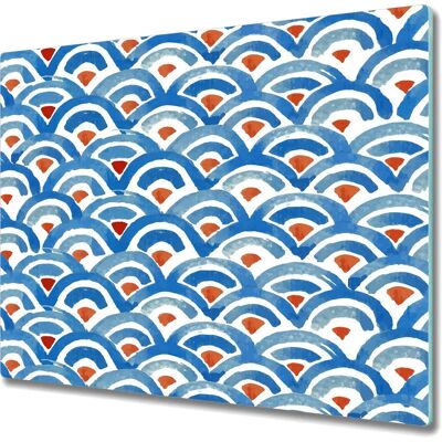 Coloray - Niebieska skóra ryb 60x52 - 60x52cm - Szkło do indukcji - Ochrona szkła Coloray - Niebieska skóra ryb 60x52 - 60x52cm - Szkło do indukcji - Ochrona szkła