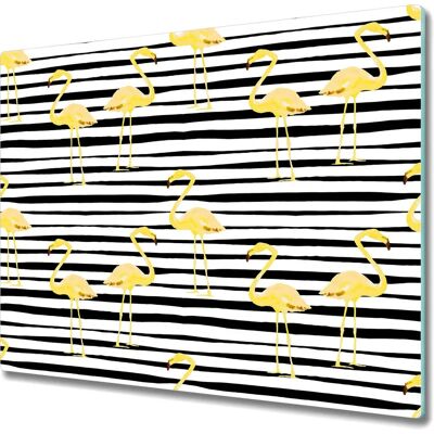 Vogel - Gold Flamingo - 60x52 cm - Verre d'induction - Publicité Vogel - Gold Flamingo - 60x52 cm - Verre d'induction - Publicité