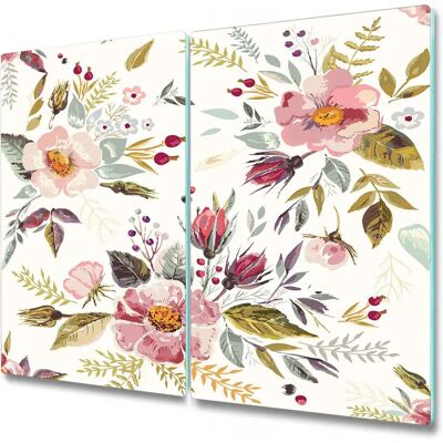 Coloray Planche À Découper En Verre Trempé Décoration 2x30x52 Vintage, Feldblumen - Cutting Board Coloray Planche À Découper En Verre Trempé Décoration 2x30x52 Vintage, Feldblumen - Cutting Board