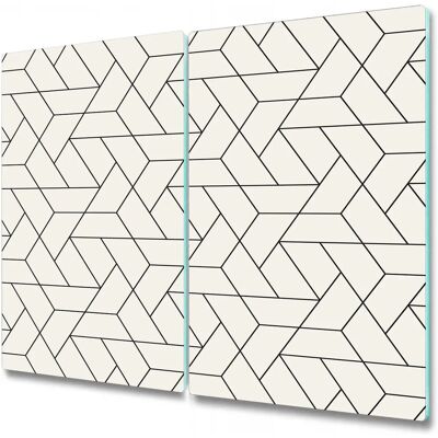 Coloray - 2x30x52 - Geom - Glass guard for induction plates - Publicité Coloray - 2x30x52 - Geom - Glass guard for induction plates - Publicité