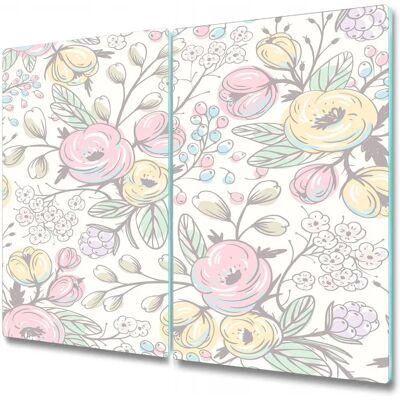 Coloray - 2x30x52 - Fleuri - Brillant - Housse pour plaque - Publicité Coloray - 2x30x52 - Fleuri - Brillant - Housse pour plaque - Publicité