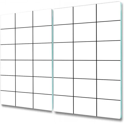 Coloray - 2x30x52 - Minimalistyczny - Szkło - Ochraniacz płyty grzewczej Coloray - 2x30x52 - Minimalistyczny - Szkło - Ochraniacz płyty grzewczej