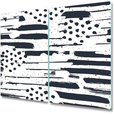 Coloray - Glass Print Abstract 2x30x52cm - Cutting Board - Publicité Coloray - Glass Print Abstract 2x30x52cm - Cutting Board - Publicité