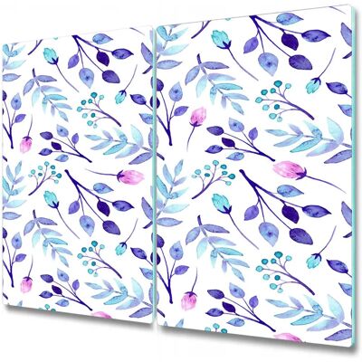Coloray - Plancha Do Krojenia 2x30x52 Niebieskie Fiołkowe Kwiaty - Cutting Board Coloray - Plancha Do Krojenia 2x30x52 Niebieskie Fiołkowe Kwiaty - Cutting Board