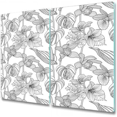 Coloray - 2x30x52 cm - vert et blanc - verre - Planche à découper - Publicité Coloray - 2x30x52 cm - vert et blanc - verre - Planche à découper - Publicité