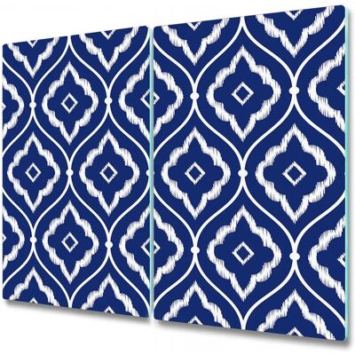 Coloray - 2x30x52 cm Porcelana Perska - Osłona szklana do płyt indukcyjnych Coloray - 2x30x52 cm Porcelana Perska - Osłona szklana do płyt indukcyjnych