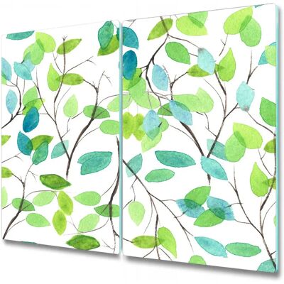 Coloray - 2x30x52 - Zielony - Liść - Glass Protection Coloray - 2x30x52 - Zielony - Liść - Glass Protection