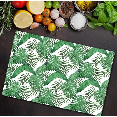 Coloray - Planche À Découper - 80x52 - Tropical Leaf - planche à découper - Publicité Coloray - Planche À Découper - 80x52 - Tropical Leaf - planche à découper - Publicité