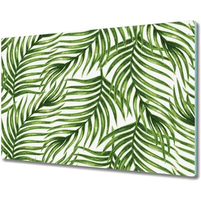 Coloray - Glass Lid - 80x52 - Zielone liście palm - Pokrywa Coloray - Glass Lid - 80x52 - Zielone liście palm - Pokrywa