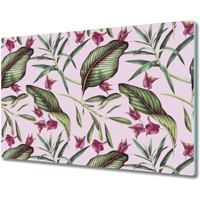 Coloray - Planche à découper élégante - 80x52 - Fleurs tropicales - Cutting Board Coloray - Planche à découper élégante - 80x52 - Fleurs tropicales - Cutting Board