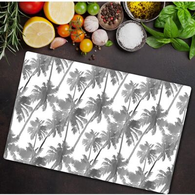 Coloray - Palmiers Gris 80x52 - Pokrowiec na kuchenkę Coloray - Palmiers Gris 80x52 - Pokrowiec na kuchenkę