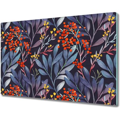 Coloray - Planche À Découper Verre Tropical Bleu - Cutting board Coloray - Planche À Découper Verre Tropical Bleu - Cutting board