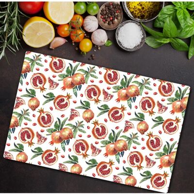 Coloray - InductionGlass80x52 - Flowers - Fruits - Ochrona szklana do płyty indukcyjnej Coloray - InductionGlass80x52 - Flowers - Fruits - Ochrona szklana do płyty indukcyjnej