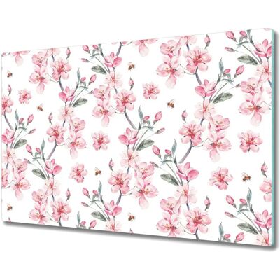 Coloray - Deska do krojenia ze szkła 80x52 - 80x52 - Kwiaty w kwiato- - Deska krojena Coloray - Deska do krojenia ze szkła 80x52 - 80x52 - Kwiaty w kwiato- - Deska krojena