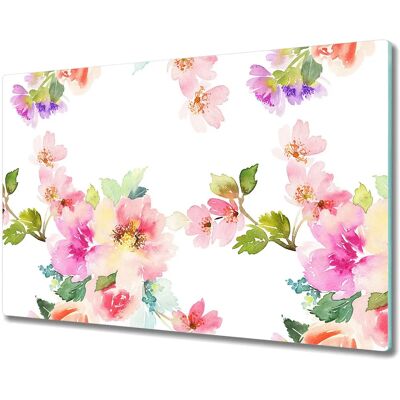 Coloray - Ceramic Cooktop - Fleurs Aquarelle - Housse pour plaque - Publicité Coloray - Ceramic Cooktop - Fleurs Aquarelle - Housse pour plaque - Publicité