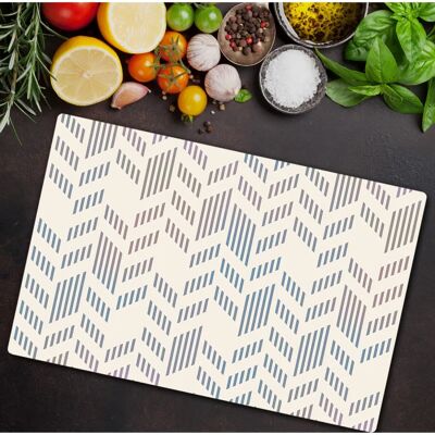 Coloray - Couvercle en verre Chevron - 80x52 - Induction - Couvercle - Publicité Coloray - Couvercle en verre Chevron - 80x52 - Induction - Couvercle - Publicité