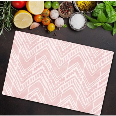Coloray - Planche à découper en verre 80x52 Aztec Boho - Cutting board - Publicité Coloray - Planche à découper en verre 80x52 Aztec Boho - Cutting board - Publicité