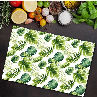 Coloray - Planche80x52ExoticLeaves - Planche à découper - Publicité Coloray - Planche80x52ExoticLeaves - Planche à découper - Publicité