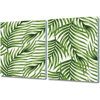 Coloray - 2x40x52 Palm Leaf - glass lid Coloray - 2x40x52 Palm Leaf - glass lid