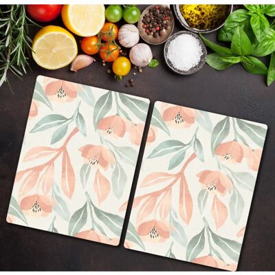 Coloray - 2x40x52 - Kwiaty w pastelach - Vintage - Cutting Board Coloray - 2x40x52 - Kwiaty w pastelach - Vintage - Cutting Board