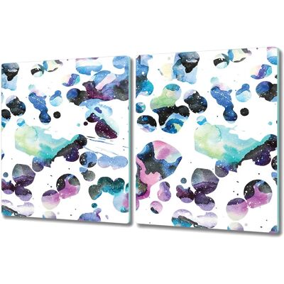 Coloray - Galaxy Splash - Dwuczęściowa - Deska Do Krojenia z Szkła Coloray - Galaxy Splash - Dwuczęściowa - Deska Do Krojenia z Szkła