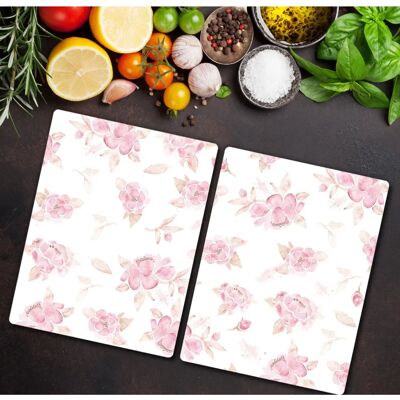 Coloray - 2x40x52 - Kwiaty akwarelowe - Cooktop Cover Coloray - 2x40x52 - Kwiaty akwarelowe - Cooktop Cover