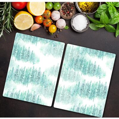 Coloray - Planche À Découper En Verre Deux Partie 2x40x52 Coloray - Planche À Découper En Verre Deux Partie 2x40x52