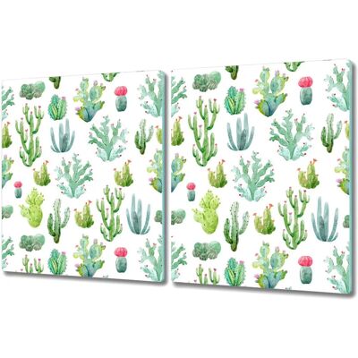 Coloray - 2x40x52 - Cactus - Pokrowiec na kuchenkę indukcyjną Coloray - 2x40x52 - Cactus - Pokrowiec na kuchenkę indukcyjną