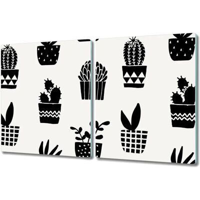 Coloray - Planche Verre Cactus - 2x40x52 - Cutting Board Coloray - Planche Verre Cactus - 2x40x52 - Cutting Board