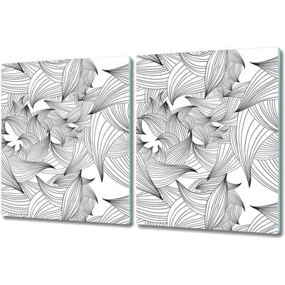 Coloray - Planche à découper en verre deux partie - 40x52 cm - 2-part - Deska do krojenia ze szkła Coloray - Planche à découper en verre deux partie - 40x52 cm - 2-part - Deska do krojenia ze szkła