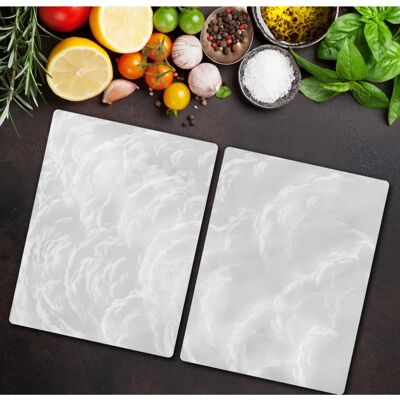 Coloray - Planche à découper en verre deux części 2x40x52 - Zachmurzione niebo - 2x40x52 cm Coloray - Planche à découper en verre deux części 2x40x52 - Zachmurzione niebo - 2x40x52 cm