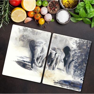 Coloray - Safari Africain - 40x52 cm - Deska do krojenia ze szkła Coloray - Safari Africain - 40x52 cm - Deska do krojenia ze szkła