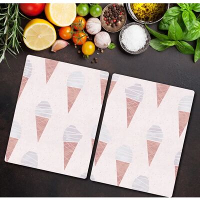 Coloray - GlassPrinted - Taille 2x40x52 cm - Cutting board - Publicité Coloray - GlassPrinted - Taille 2x40x52 cm - Cutting board - Publicité