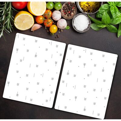 Coloray - 2x40x52 cm Geometria abstrakcyjna Szklana deska do krojenia - Cutting Board - 2x40x52 cm - Geometria abstrakcyjna - Cutting Board Coloray - 2x40x52 cm Geometria abstrakcyjna Szklana deska do krojenia - Cutting Board - 2x40x52 cm - Geometria abstrakcyjna - Cutting Board
