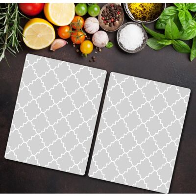 Coloray - Szary Marokański - 40x52 cm - Glass Cutting Board Coloray - Szary Marokański - 40x52 cm - Glass Cutting Board