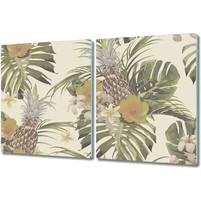 Coloray Jungle D'Usine 2x40x52 cm Pokrywa szklana do płyty indukcyjnej Coloray Jungle D'Usine 2x40x52 cm Pokrywa szklana do płyty indukcyjnej
