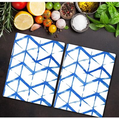 Coloray - 2x40x52 Shibori Indigo Blauu - Planche à découper - Publicité Coloray - 2x40x52 Shibori Indigo Blauu - Planche à découper - Publicité