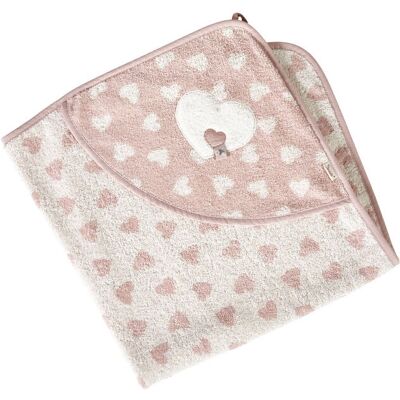 Sterntaler - 7102378 - Pink/White - Asciugamano con cappuccio Sterntaler - 7102378 - Pink/White - Asciugamano con cappuccio