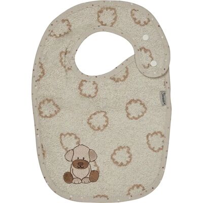 Bavoir bébé STERNTALER - Chien Lucky - Beige - Coton - Bavoir bébé Bavoir bébé STERNTALER - Chien Lucky - Beige - Coton - Bavoir bébé
