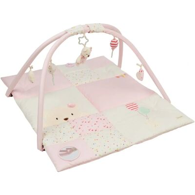 Sterntaler - BÄR Betty - rosa - Flauschstoff - Spielbogen Sterntaler - BÄR Betty - rosa - Flauschstoff - Spielbogen