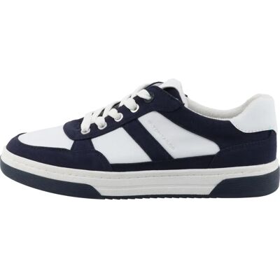 TOM TAILOR Zapatillas de cuero sintético azul - Zapatilla TOM TAILOR Zapatillas de cuero sintético azul - Zapatilla