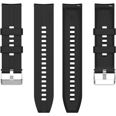 König Design - Huawei Watch GT 3 - Schwarz - Silikon - Watch Band König Design - Huawei Watch GT 3 - Schwarz - Silikon - Watch Band