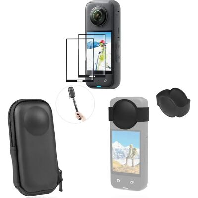 König Design Kameraschutz-Set für Insta360 X3 - Action Cam Zubehör König Design Kameraschutz-Set für Insta360 X3 - Action Cam Zubehör