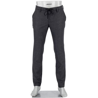 Alberto Jump Slim Fit Grau Chino mit Elastikbund - Hose Alberto Jump Slim Fit Grau Chino mit Elastikbund - Hose
