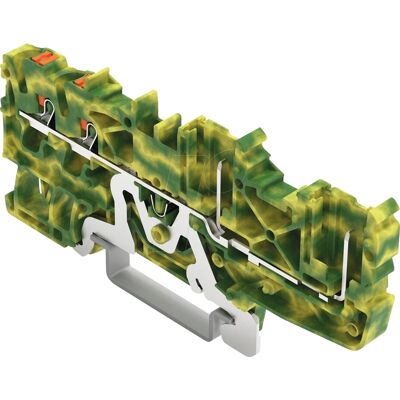 WAGO 2222-1407 - Terminal básico de 2 conductores/2 pines, con pulsador, 2.5 mm², verde-amarillo WAGO 2222-1407 - Terminal básico de 2 conductores/2 pines, con pulsador, 2.5 mm², verde-amarillo
